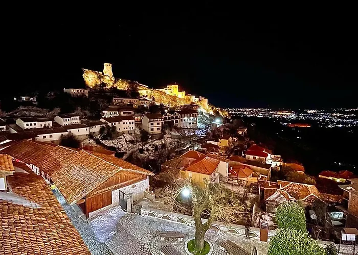 ベッド・アンド・ブレックファスト Panorama Near The Old Bazaar Krujë